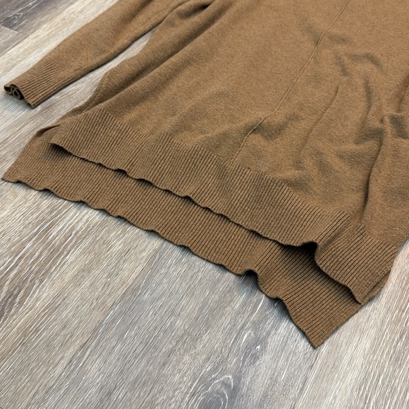 Dreamers Women's V-Neck Brown Sweater - Picture 2 of 3